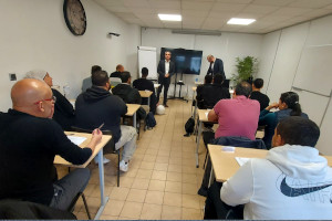 Session de formation théorique VTC à Nanterre